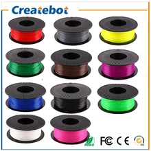 Createbot 3D Printer Material 1 kg 2.2 lb 1.75mm 3mm PLA Filament Supported 3D printer Machine Kit full color option