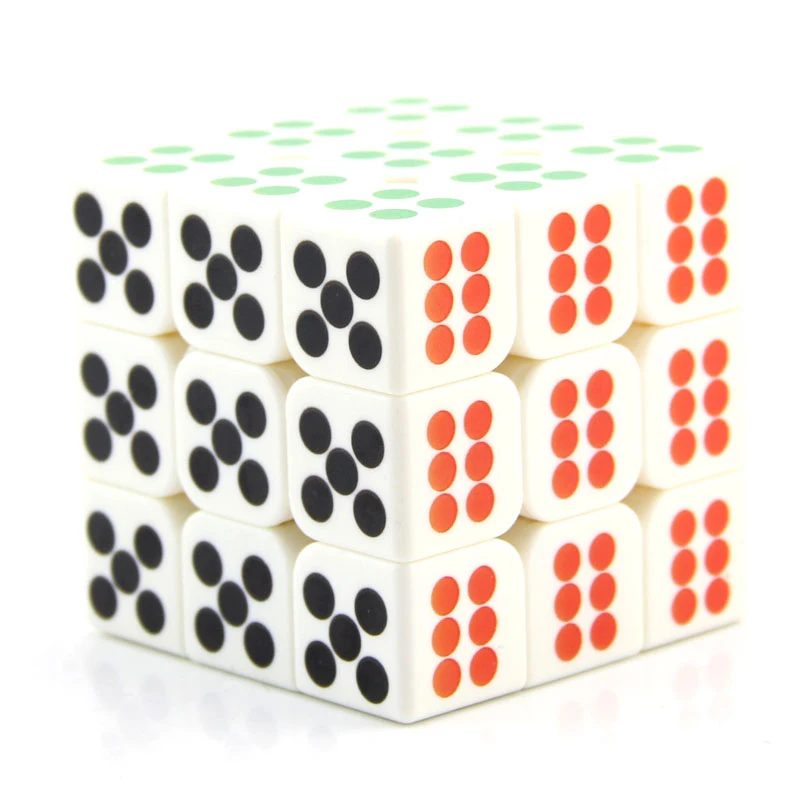 

MuYo dice Magic cube Professional Speed Smooth High Quality Non Sticker Puzzle cube Education Toy For Children Neo Cube