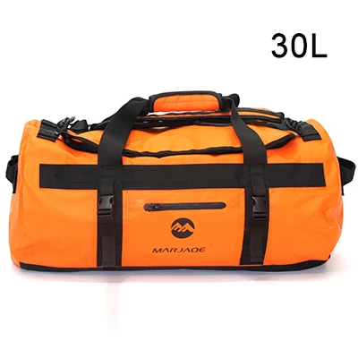 Orange 30L ПВХ водонепроницаемый мешок Upstreaming сухой мешок 5 цветов открытый Каякинг хранения дрейфующих Водонепроницаемый рафтинг сумки посылка 30л 60л 90Л - Цвет: Orange 30L