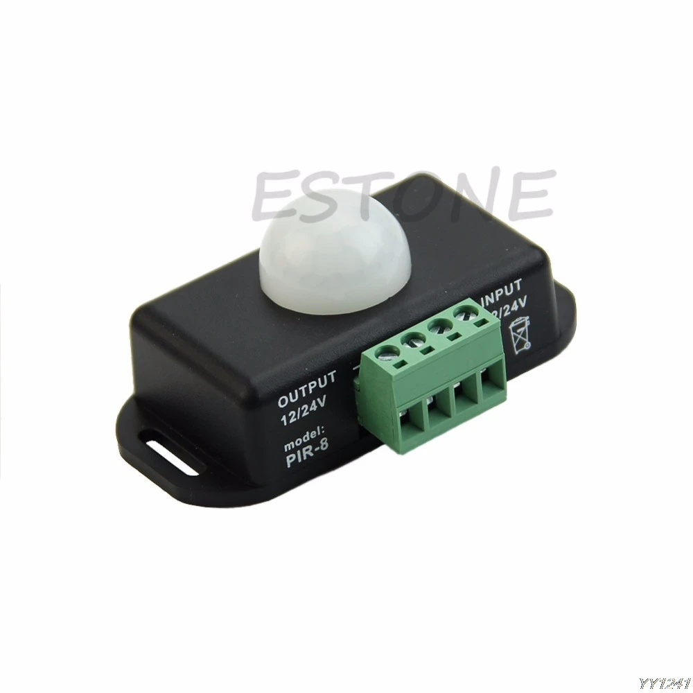 

Automatic DC 12V-24V 6A Infrared PIR Motion Sensor Switch For LED light Useful Auto Brake System Parts-Y11