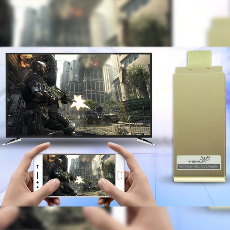 Новейший 1080P беспроводной WiFi Дисплей ТВ ключ приемник HDMI tv Stick Android Miracast для
