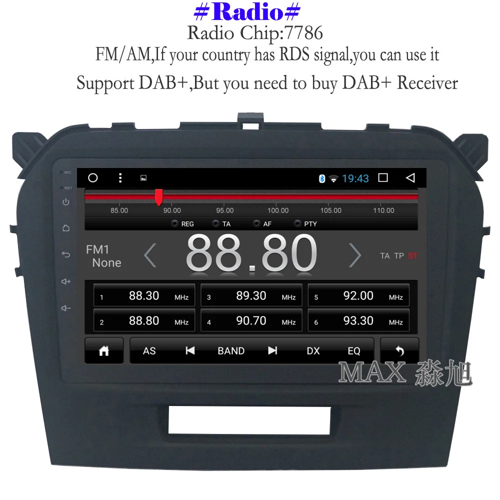 Clearance MAX 2.5D IPS Screen Android 8.1 Car dvd For Suzuki Grand Vitara 2015 2016 2017 Radio RDS Bluetooth 4G WiFi SWC GPS  Free Map 3