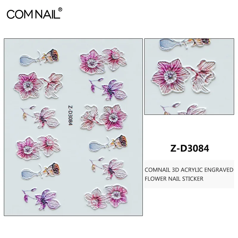 Comnail 25 Видов Дизайна Цветные Наклейки На Водной Основе Слайдеры Лето Джунгли Цветы Попугай Флора Водяной знак Переводные Наклейки Для Ногтей - Цвет: ZD3084