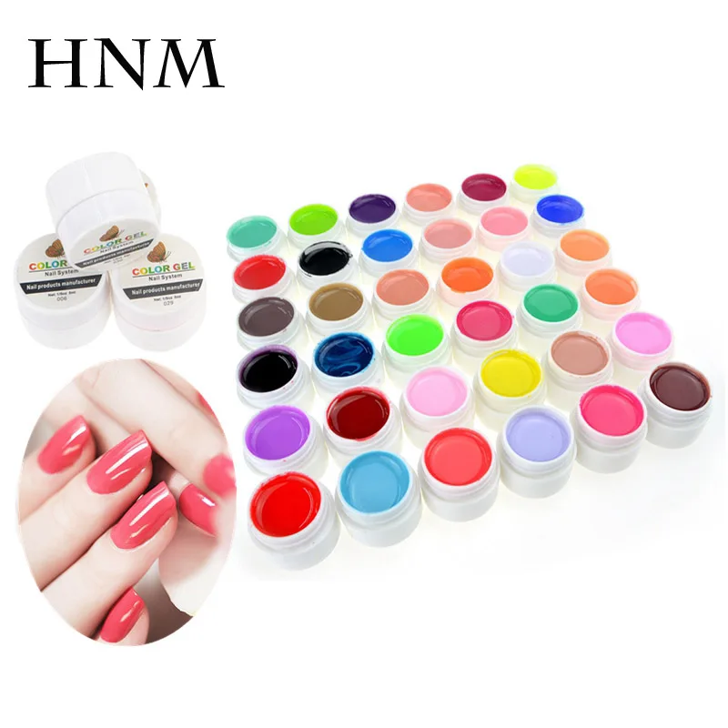 

Super Long Last 5ml Pure Color Gel Nail Polish UV LED Nail Gel Nail Art 36 Colors Gel Lak Gel Varnishes Gelpolish