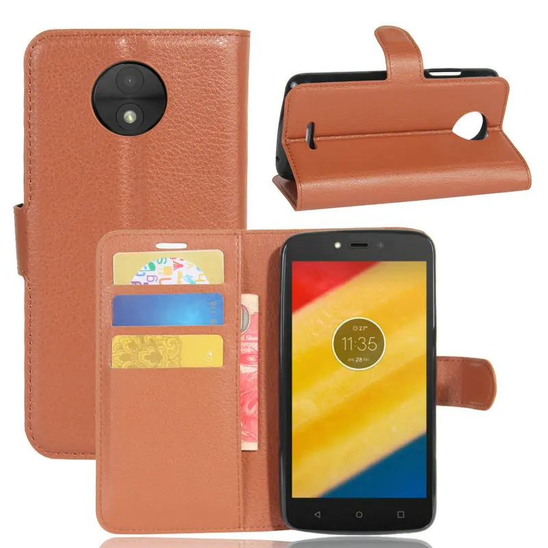 Для Motorola Moto C бумажник флип кожаный чехол для Motorola Moto c 4G XT1750 5,0 ''кожаный чехол для телефона с подставкой Etui>