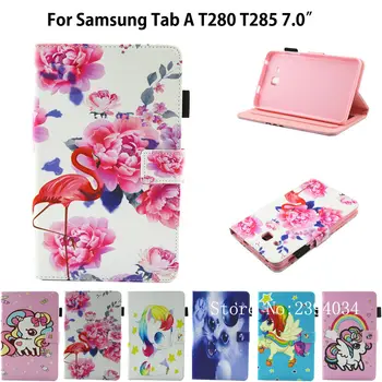 

Cartoon2016 Tab a6 7.0 Case For Samsung Galaxy Tab A 7.0 T280 T285 SM-T285 Case Cover Fashion Tablet Silicon Leather Funda