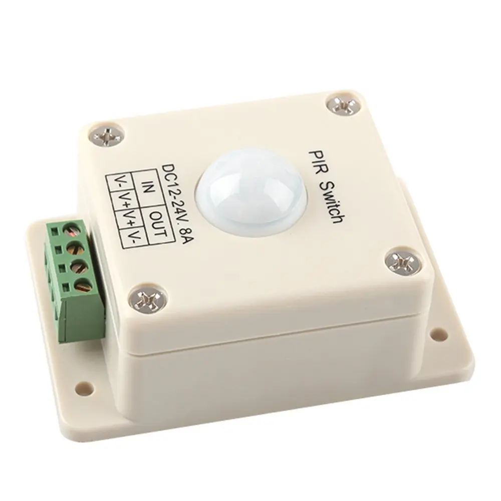 Dc 12v24v 8a Automatic Led Pir Motion Sensor Switch Light Lighting In