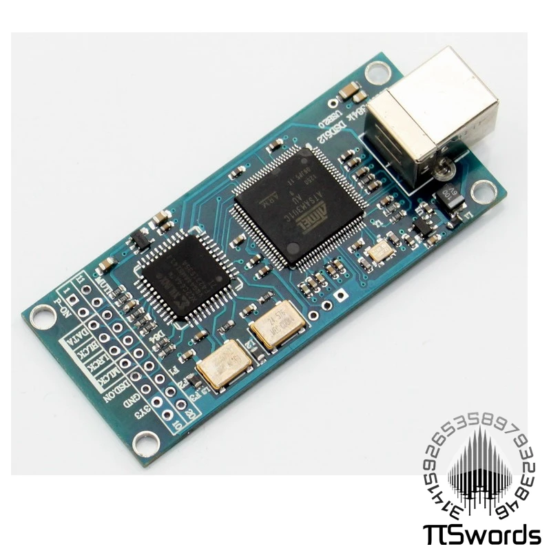 Piswords-HIFI ޺ 384 USB-I2S  ̽, Amanero USB IIS , DSD512 32bit 384K I2S  , 