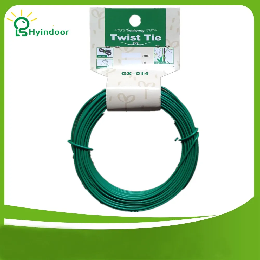 

Gardening Supplies Plastic Twist Tie Plastic Coated Cable Fixed Up Line Multifuncational Environmental Garden PVC Line