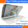 Raspberry Pi oficial, pantalla táctil de 7 pulgadas, funda transparente de ABS con soporte de ajuste ► Foto 1/6