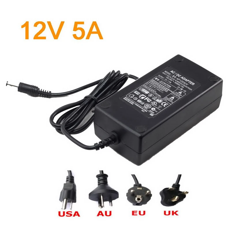 1 x AC 100 V-240 V DC/DC 12 V 1A 2A 3A 5A светодиодный трансформатор питание переключателя Мощность адаптер конвертер Зарядное устройство для Светодиодные ленты света