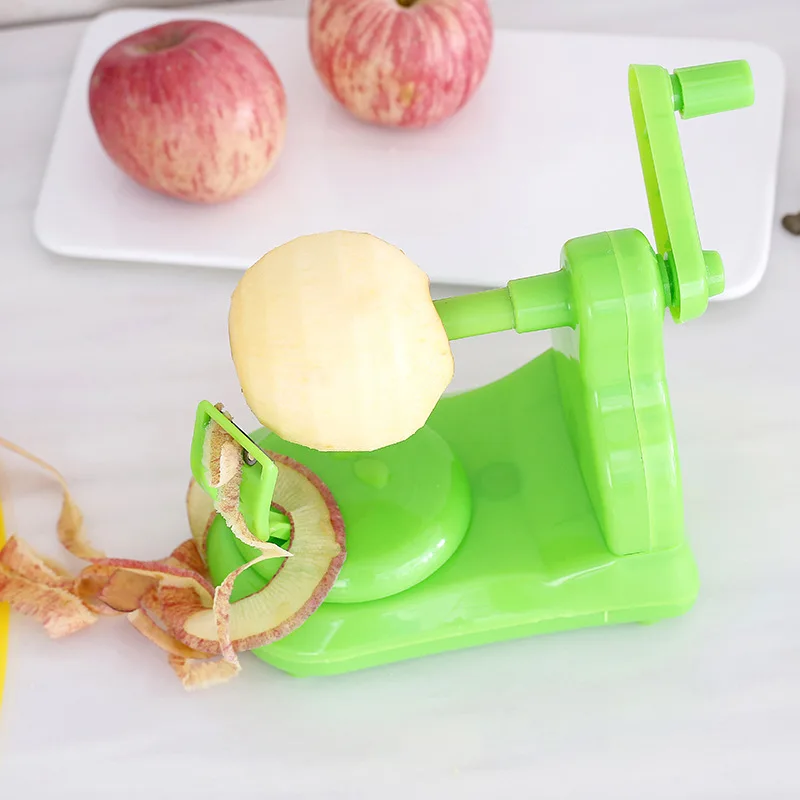 Многофункциональная ручная Овощечистка для фруктов, пластиковая нержавеющая сталь, яблоко, пилинг яблоко, пилинг, яблоко, фруктовые пробирки, кухонный инструмент