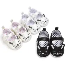 Обувь для новорожденных мальчиков и девочек 0-18 месяцев, повседневная мягкая обувь с рисунком из мультфильма, расшитая блестками