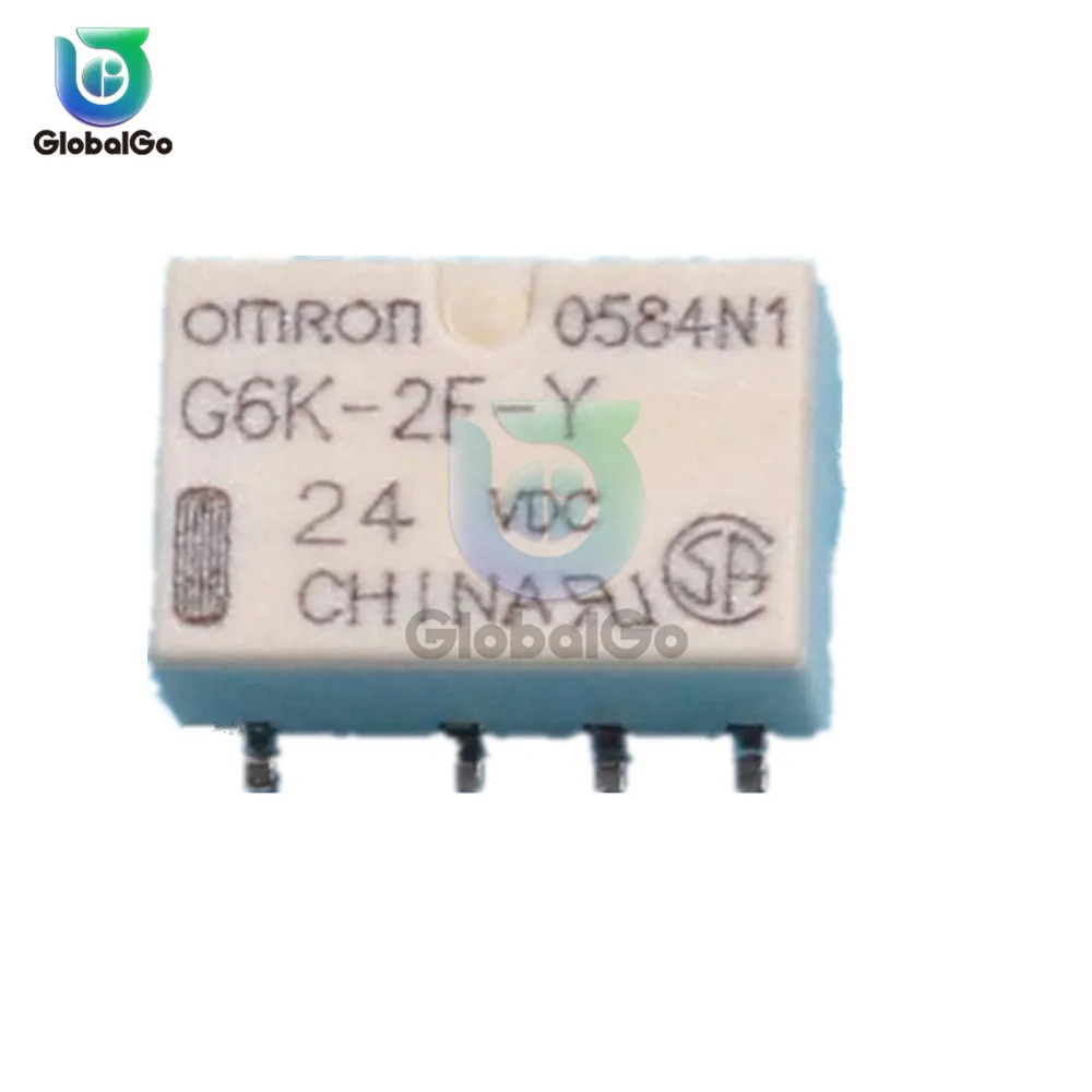 SMD G6K-2F-Y реле сигнала для Omron Реле DC 3V 5V 12V 24V DC 8PIN реле - Габаритные размеры: DC 24V