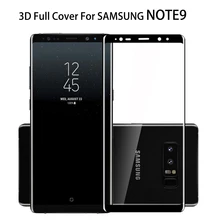 Смартфон NOTE9 стекло 3D изогнутый для SAMSUNG Galaxy NOTE 9 Полный Клей закаленное стекло чехол для телефона N960N