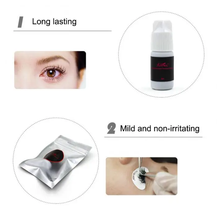 Pro Eyelash Extension Glue No Odor No Irritation Grafting False Eyelash Adhesive Glue WH998