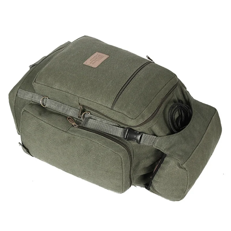 Billig Männer Armee Große Kapazität Reise Military Rucksack Männlichen Bergsteigen Camp Leinwand Casual Multifunktions Taschen Für Männliche