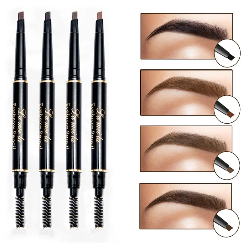 Maquillaje Natural Double-Ended Tint Eyebrow Pencil Waterproof Eyebrows Enhancer Korean Cosmetics Makeup For Women