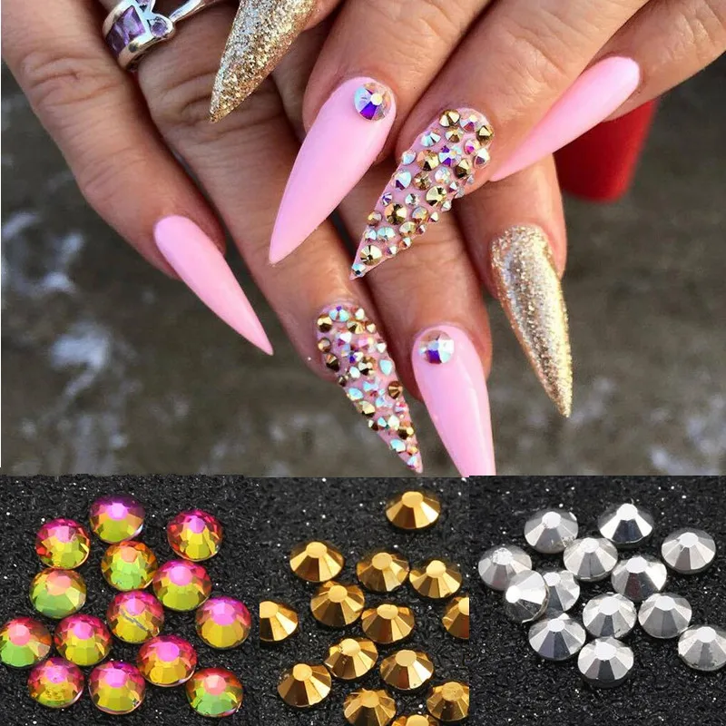 

Gel varnish stickers for nails sticker nail art decoration false nail sticker Rhinestones for nails drill Glitter Beads Diamond