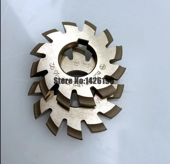 1PCS M0.5 M0.75 M1 M1.25 M1.5 M2 M2.5 M3 M4 M5-M10 Modulus PA20 degrees NO.1-NO.8 HSS Gear Milling cutter Gear cutting tools