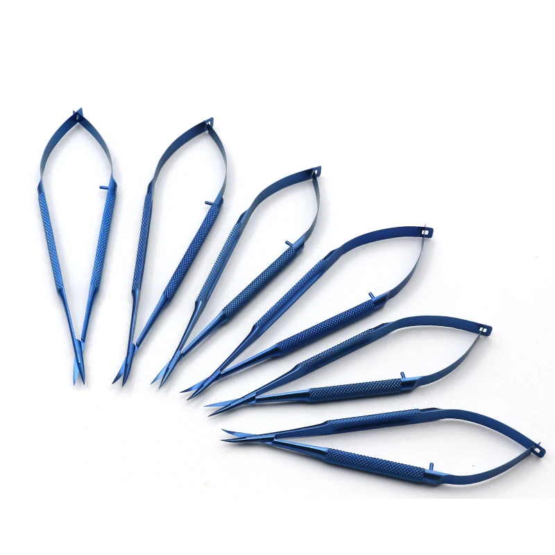 Health & Beauty Titanium alloy 12 14 16 18cm micro scissors inner barrier cut quality scissors Hand membranous Makeup Scissor 2