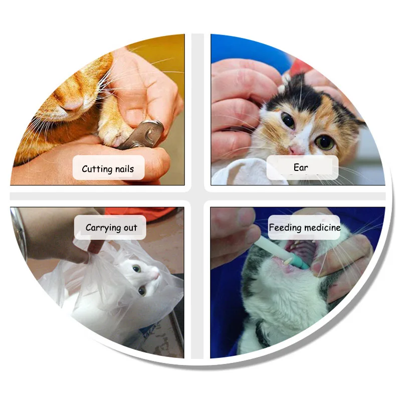 @ HE Pet Cat портативный многофункциональный анти захват укуса туалетный красивый