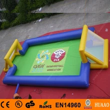 2014 new inflatable soap football pitch outdoor fun & sports with free CE/UL blower and free shipping by air express to door cheap inflatable football pitch inflatable stadium pitch with air blowers