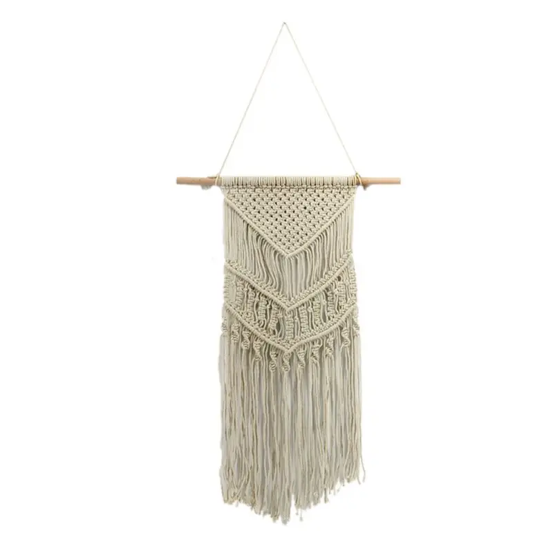 

Bohemian Macrame Handmade Cotton Wall Hanging Tapestry Ornament Home Bedroom Decoration Art Craft Nordic Style