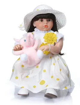 

NPK Boneca Reborn 28inch Soft Silicone Vinyl Doll 70cm Soft Silicone Reborn Baby toddler doll Lifelike Bebes Reborn Dolls