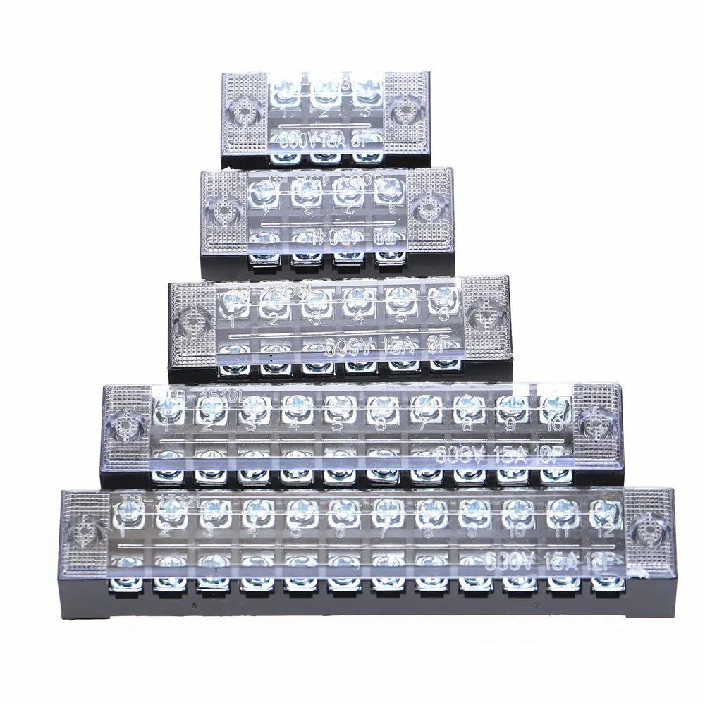 1 шт. TB серии 1503 TB1504 TB1506 TB1508 TB1510 TB1512 двухрядный 4 6 8 10 12 позиционный винтовой