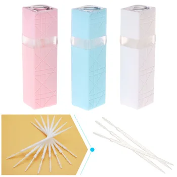 

60pcs/box Double Head Dental Floss Interdental Toothpick Brush Brush Teeth Stick Dental for Oral Care Teeth Whitening #11