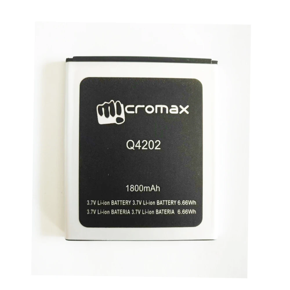 Новый 1800 мАч Высокое качество Замена батареи Baterij Аккумулятор для Micromax Q4202