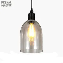 American vintage pendant lights iron white glass hanging bell pendant lamp E27 110V 220V for dinning room home decor planetarium dynasty lighting art decorative pendant lights europe style hanging lights iron antique vintage glass e27 e26 holder for indoor