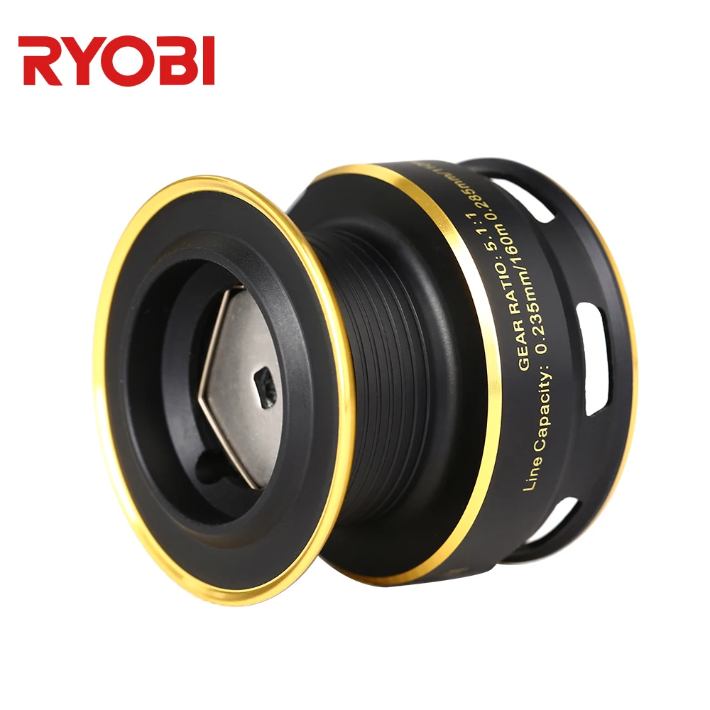RYOBI оригинальная Рыболовная катушка VIRTUS спиннинговая Ультралегкая алюминиевая 7