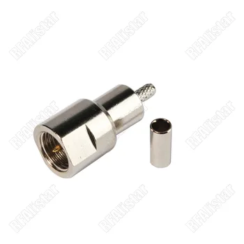 

50 Pieces FME Male Plug Straight Crimp for RG316 RG174 RG178 Coaxial Cable RF Connector
