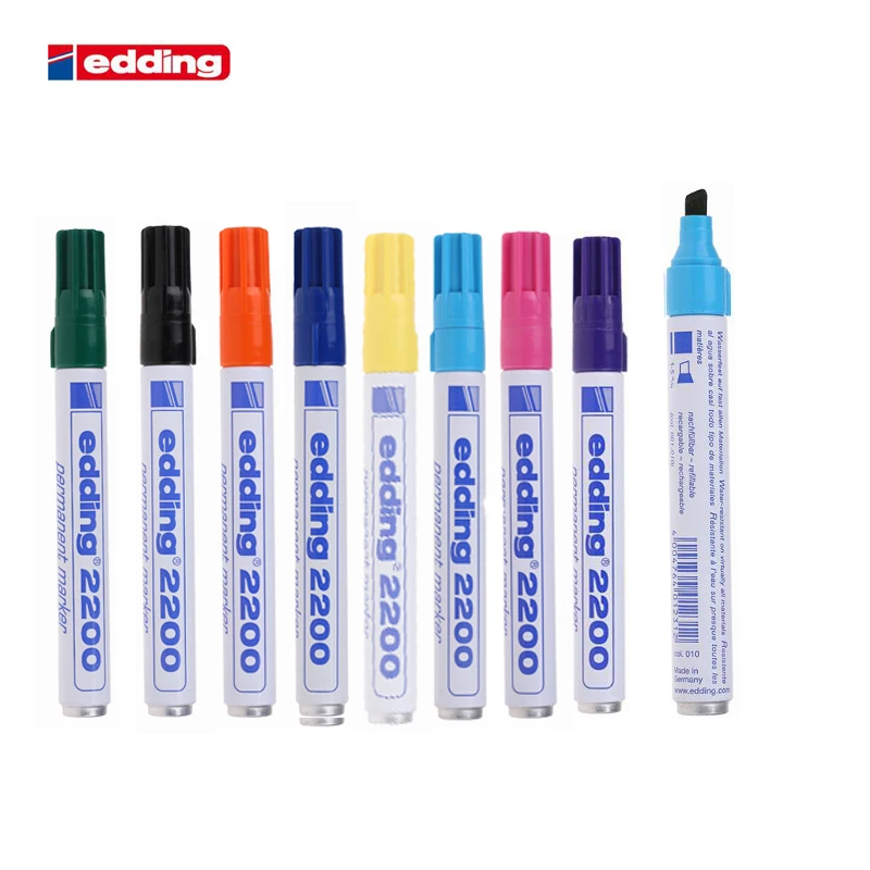 Germany Edding 2200 Laboratory Marker Pen Oily Carton Plastic Marker