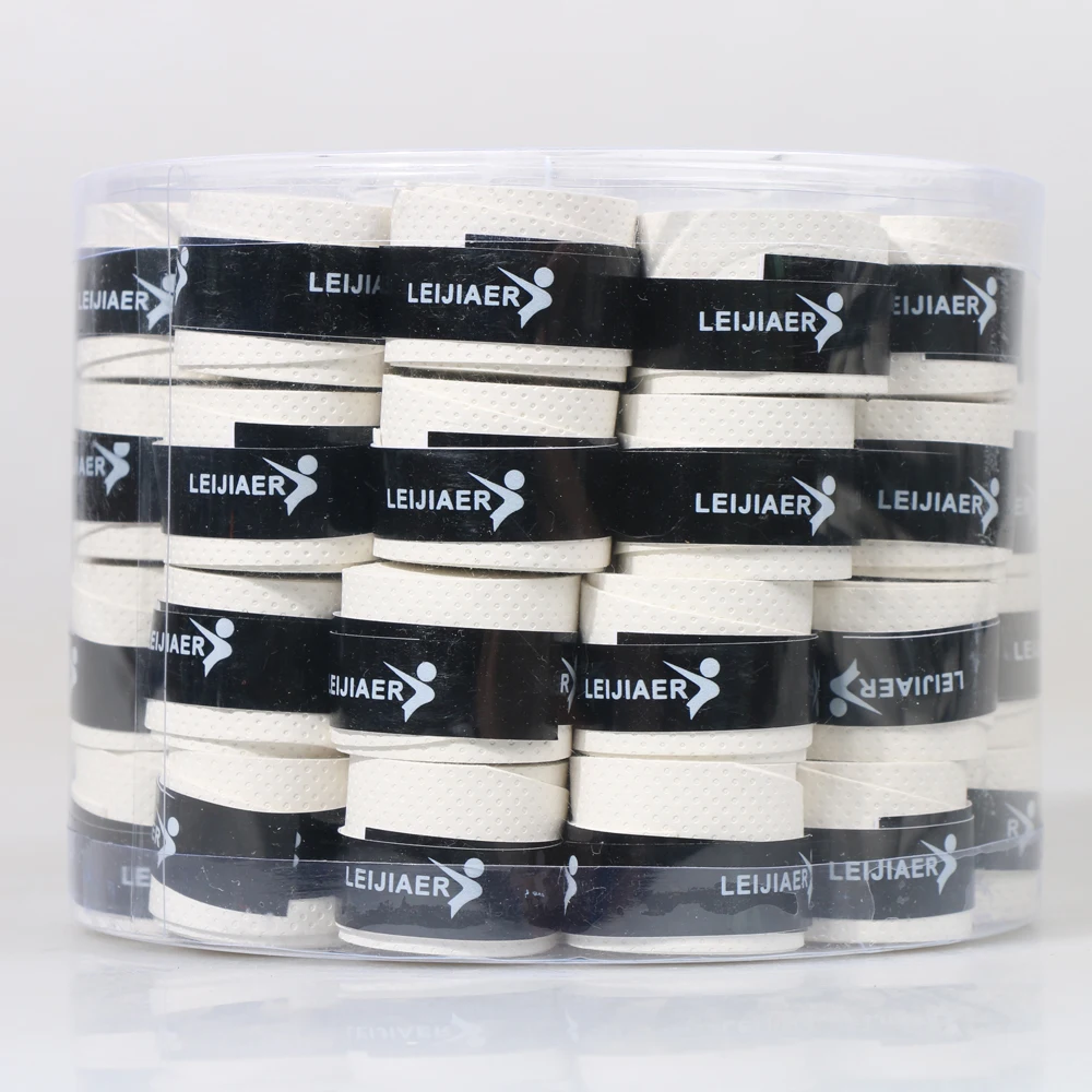 

2019 Pack of 60pcs Tennis Racket Overgrips Anti-skid Sweat Tape Wraps Badminton Racquet Over Grip Fishing Rod Sweat Band Grip