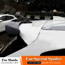 Для Mazda CX-5 CX5 2011 2012 2013 углеродного волокна задний спойлер для багажника автомобиля хвост крыло спойлер автомобиля для укладки волос
