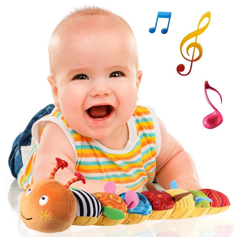 Музыкальная игрушка [новейшая] Crinkle погремушка мягкая с кольцом колокольчик малыш плюшевые игрушки для детей дошкольного возраста