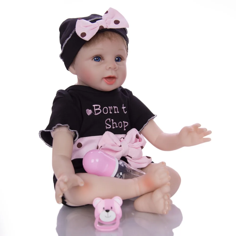 55 см силиконовая кукла "малыш" реалистичные bebes Reborn Bonecas Brinquedos reborn игрушки для детей Подарки