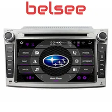 Belsee для Subaru Legacy Outback 2009- 2 Din Android 9,0 Автомагнитола Восьмиядерный Bluetooth Стерео gps Авторадио DVD плеер