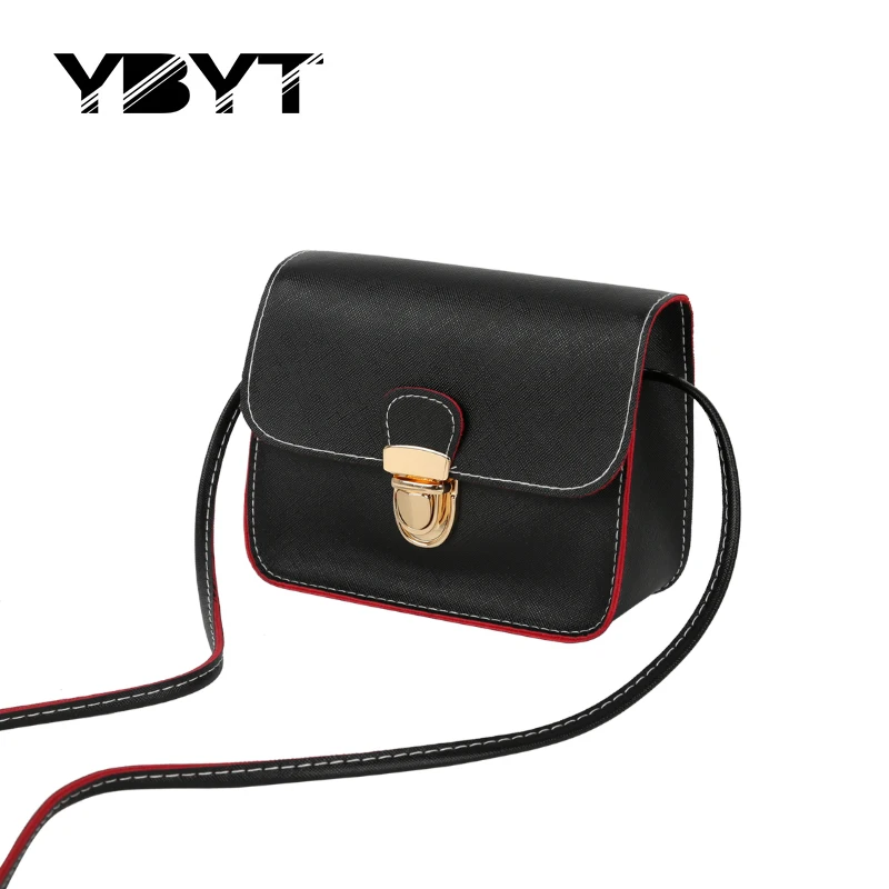 YBYT brand 2016 new candy color handbag hotsale women shopping satchel ladies cion purse clutch shoulder messenger crossbody bag