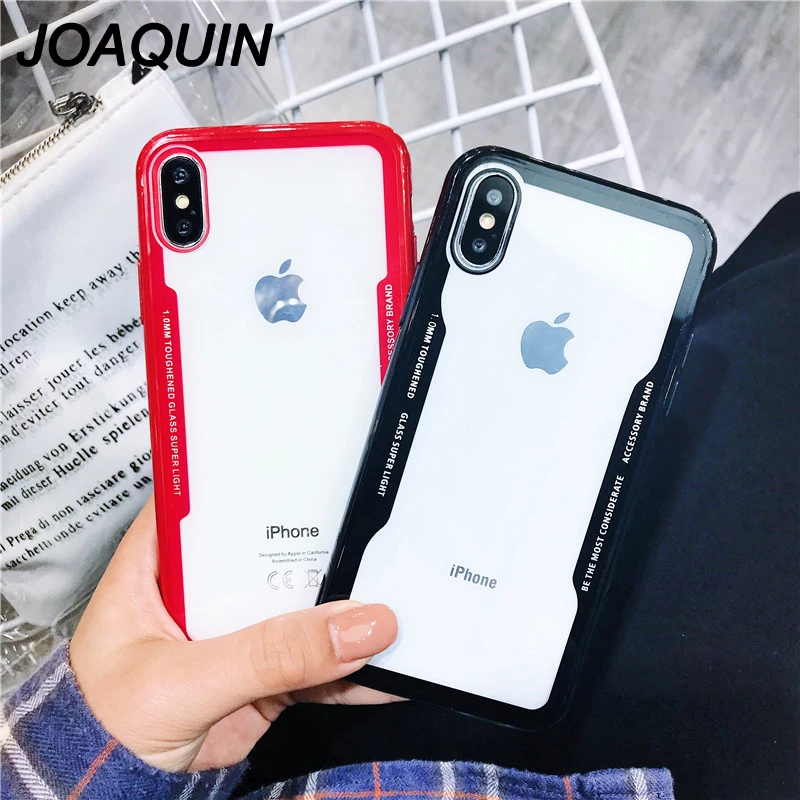 Чехол для Телефона iPhone 6 6S 7 8 Plus 5 5S 5E/X XR XS Max противоударный жесткий прозрачный