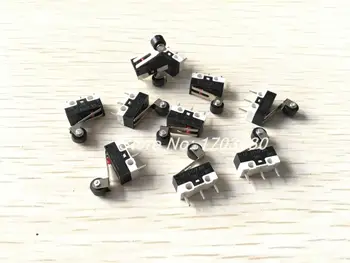 

10Pcs NO NC Momentary Roller Hinge Lever SPDT Micro Limit Switches CNC Home LOT