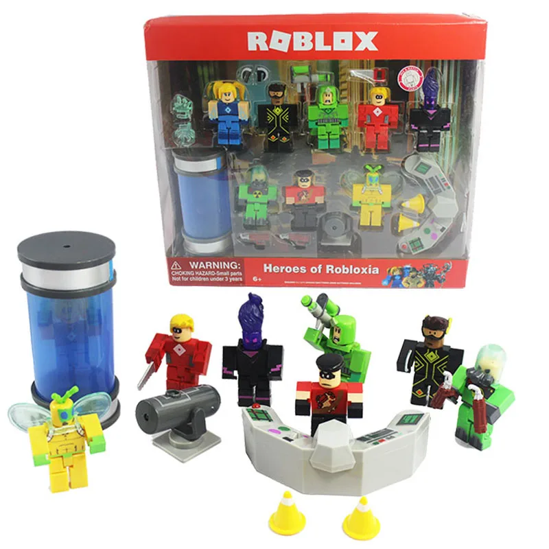 

8pcs/set New Roblox Game Blocks Figure Toys Jugetes Oyuncak Action Figures Roblox-game figure and tools PVC Gift Toys For kids