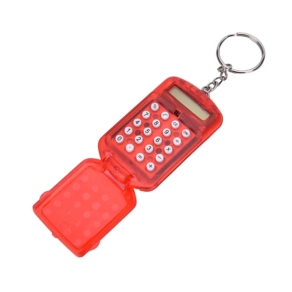 Keychain cute mini calculator pocket counting electronic watches