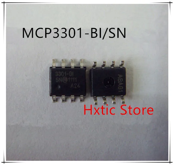 NEW 10PCS LOT MCP3301 BI SN MCP3301T BI SN MCP3301 3301 BI SOP 8 IC