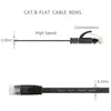 CAT6 Flat Ethernet Cable 250MHz 1000Mbps CAT 6 RJ45 Networking Ethernet Patch Cord LAN Cable for Computer Router Laptop ► Photo 2/6