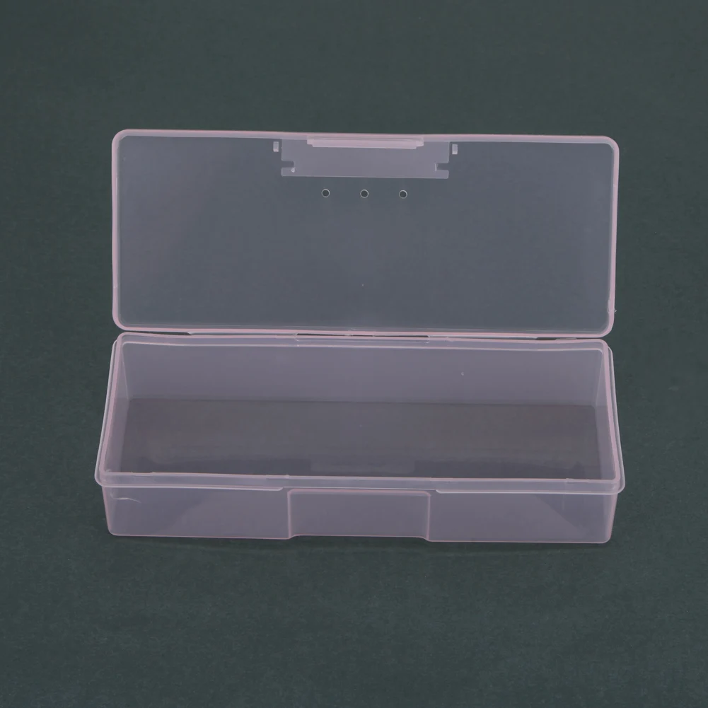 1pc Plastic Nail Tools Storage Box Rhinestone Studs Decorations Usage Install Some Nail Supplies And Tools