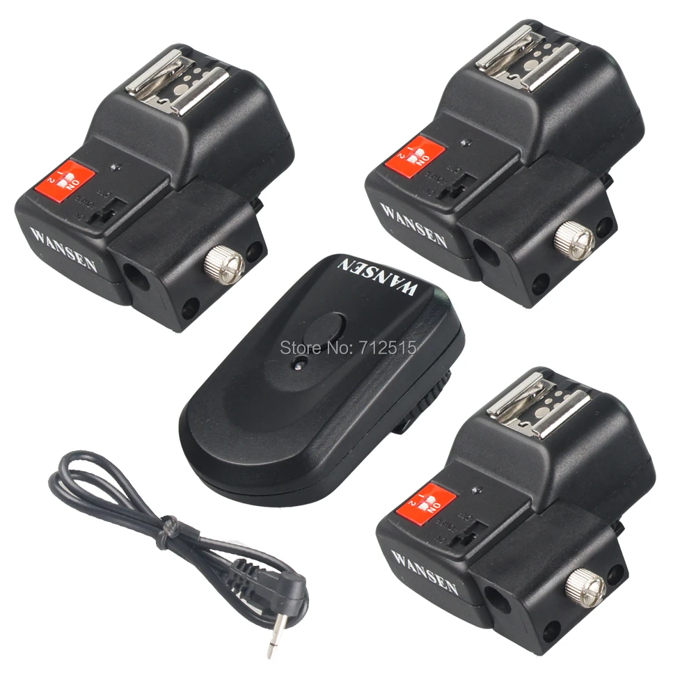Wansen PT-04NE 4 Channels Wireless Remote Speedlite Flash Trigger   Umbrella Holder  3 Receivers for Canon Nikon Pentax Olympus (4).jpg